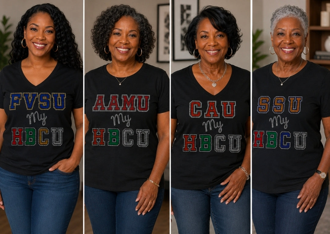 My HBCU Bling Shirt – Black Ladies Tee